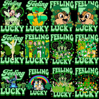 Load image into Gallery viewer, 32 Feeling Lucky St. Patrick’s Day Cartoons Designs Bundle PNG
