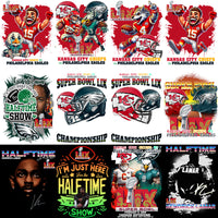 Load image into Gallery viewer, 24 Super Bowl LIX 2025 Football Champions Designs Bundle PNG
