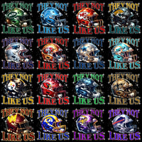 Load image into Gallery viewer, 32 THEY NOT LIKE US Helmets Football Teams Designs Bundle PNG
