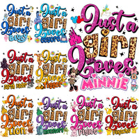 Load image into Gallery viewer, 30 Just A Girl Who Loves Cartoons Designs Bundle PNG
