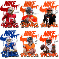 Load image into Gallery viewer, 32 Swoosh Players Drip Football Teams Designs Bundle PNG
