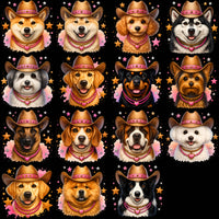 Load image into Gallery viewer, 30 Funny Dogs Western Designs Bundle PNG

