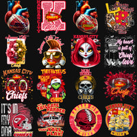 Load image into Gallery viewer, 80 Chiefs Kansas Super Bowl 2025 Football Designs Bundle PNG
