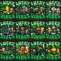 Load image into Gallery viewer, 46 Lucky Vibes St. Patrick’s Day Cartoons Designs Bundle PNG
