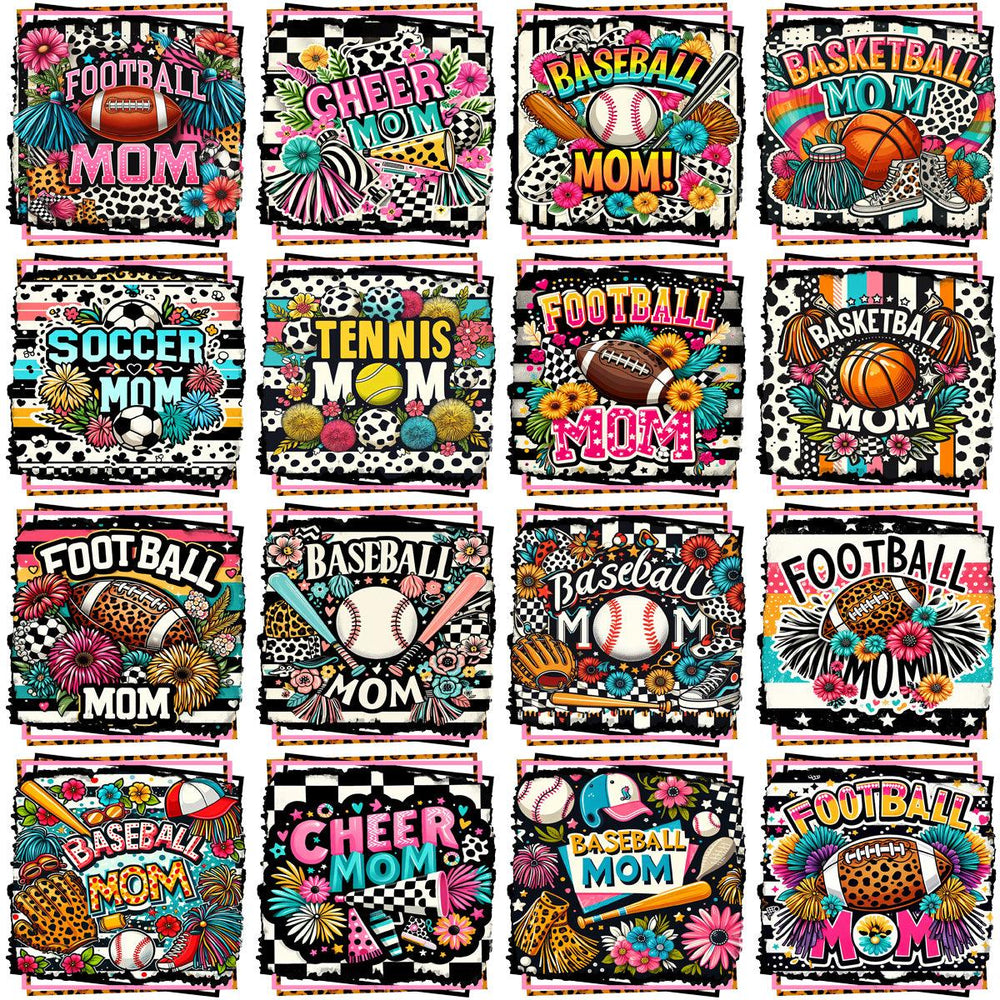 50 Sports Mom Mother's Day Designs Bundle PNG