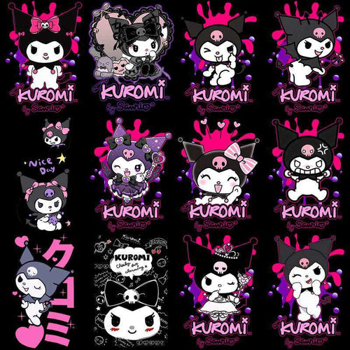 39 Kuromi Cartoon Designs Bundle PNG
