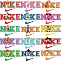 Load image into Gallery viewer, 35 Swoosh Brand Cartoons Mix Designs Bundle PNG PDF
