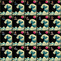 Load image into Gallery viewer, 90 Dogs Surf Japan Wave Designs Bundle PNG
