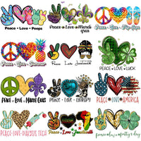 Load image into Gallery viewer, 99 Peace Love Designs Bundle PNG
