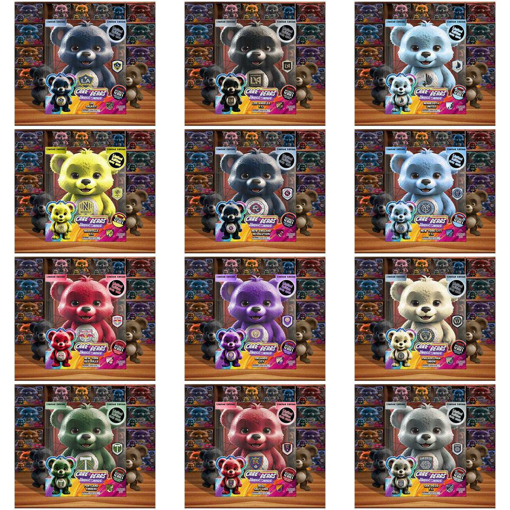 30 Soccer USA Teams Care Bear Box Tumbler Wrap Bundle JPG