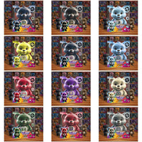 Load image into Gallery viewer, 30 Soccer USA Teams Care Bear Box Tumbler Wrap Bundle JPG
