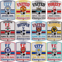Load image into Gallery viewer, 20 Soccer Teams Premier League Wood Badge Designs Bundle PNG
