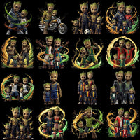 Load image into Gallery viewer, 59 Family Groot Super Heroes Designs Bundle PNG
