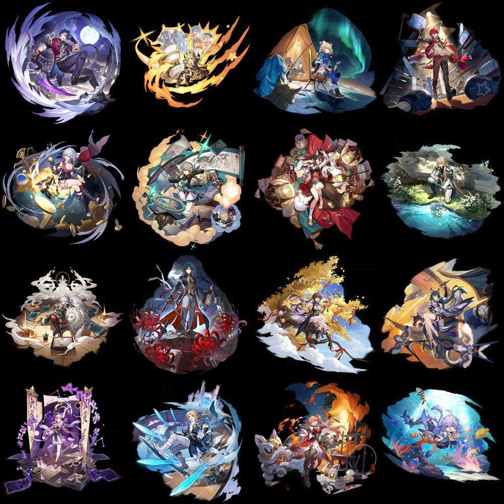 60 Mobile Honkai Star Rail Gaming Designs Bundle PNG