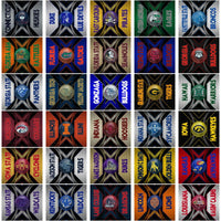 Load image into Gallery viewer, 129 NCAA College Sports Metal Grating Tumbler Wrap Bundle JPG
