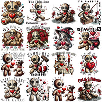 Load image into Gallery viewer, 30 Voodoo Love Valentine&#39;s Day Designs Bundle PNG
