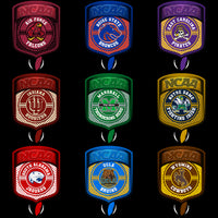 Load image into Gallery viewer, 126 College NCAA Shield v4 PNG Designs Bundle
