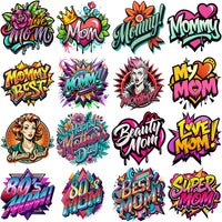 Load image into Gallery viewer, 90 Mother&#39;s Day Mom Designs Bundle PNG
