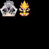 Load image into Gallery viewer, 10 Anime Heroes Eyes Badge Designs Bundle PNG
