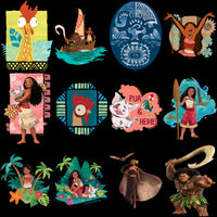 Load image into Gallery viewer, 50 Movie Sea Moana Cartoon Designs Bundle PNG
