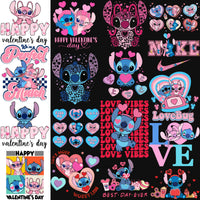 Load image into Gallery viewer, 45 Cartoon Stitch Valentine Designs Bundle PNG
