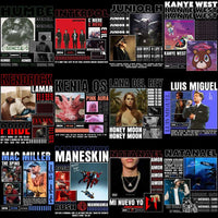 Load image into Gallery viewer, 40 Music Artists Streetwear Designs Bundle PNG + CDR
