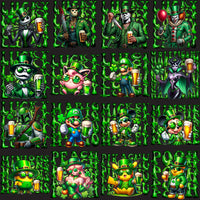 Load image into Gallery viewer, 35 Luck Drink St. Patrick’s Day Cartoons Designs Bundle PNG
