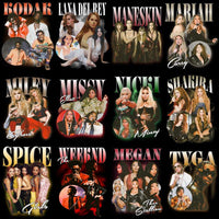 Load image into Gallery viewer, 24 Hip Hop Music Bootleg Mix Designs Bundle PNG
