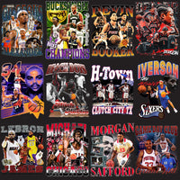 Load image into Gallery viewer, 40 Basketball Best Bootleg Players Designs Bundle PNG
