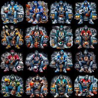 Load image into Gallery viewer, 32 Movie Ghost Car Football Designs Bundle PNG
