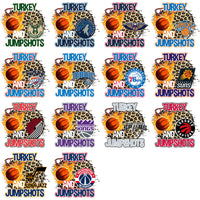 Load image into Gallery viewer, 30 Basketball Thanksgiving Turkey Teams Designs Bundle PNG
