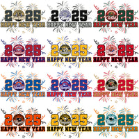 Load image into Gallery viewer, 32 HAPPY New Year 2025 Ice Hockey Teams Designs Bundle PNG
