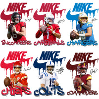 Load image into Gallery viewer, 32 Swoosh Players Drip Football Teams Designs Bundle PNG
