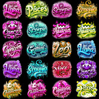 Load image into Gallery viewer, 100 Zodiac Signs Colors Designs Bundle PNG
