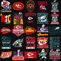 Load image into Gallery viewer, 140 Football &amp; Super Bowl Designs Bundle PNG
