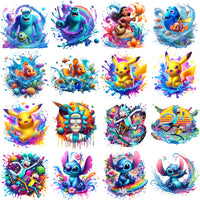 Load image into Gallery viewer, 50 Cartoon Mixed Designs Bundle PNG
