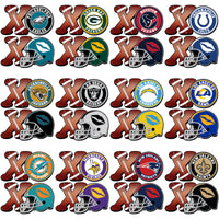 Load image into Gallery viewer, 32 XOXO Football Helmets Teams Designs Bundle PNG
