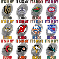 Load image into Gallery viewer, 32 Ice Hockey Teams In My Blood DNA Designs Bundle PNG
