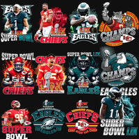 Load image into Gallery viewer, 22 Super Bowl 2025 Winner Football Champions Designs Bundle PNG

