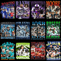 Load image into Gallery viewer, 41 Football Bootleg Players &amp; Teams Designs Bundle PNG
