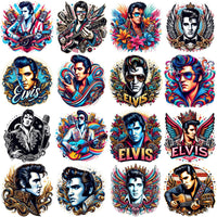 Load image into Gallery viewer, 30 Elvis Presley Music Designs Bundle PNG
