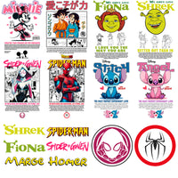 Load image into Gallery viewer, 20 Valentine Couples Streetwear Black + White Designs Bundle PNG
