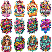 Load image into Gallery viewer, 90 Mother&#39;s Day Mom Designs Bundle PNG
