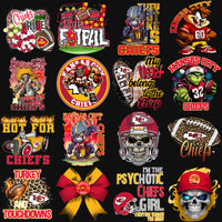 Load image into Gallery viewer, 80 Chiefs Kansas Super Bowl 2025 Football Designs Bundle PNG
