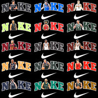 Load image into Gallery viewer, 99 Basketball Players Swoosh Designs Bundle PNG
