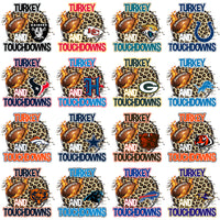 Load image into Gallery viewer, 32 Thanksgiving Turkey Season Football Teams Designs Bundle PNG
