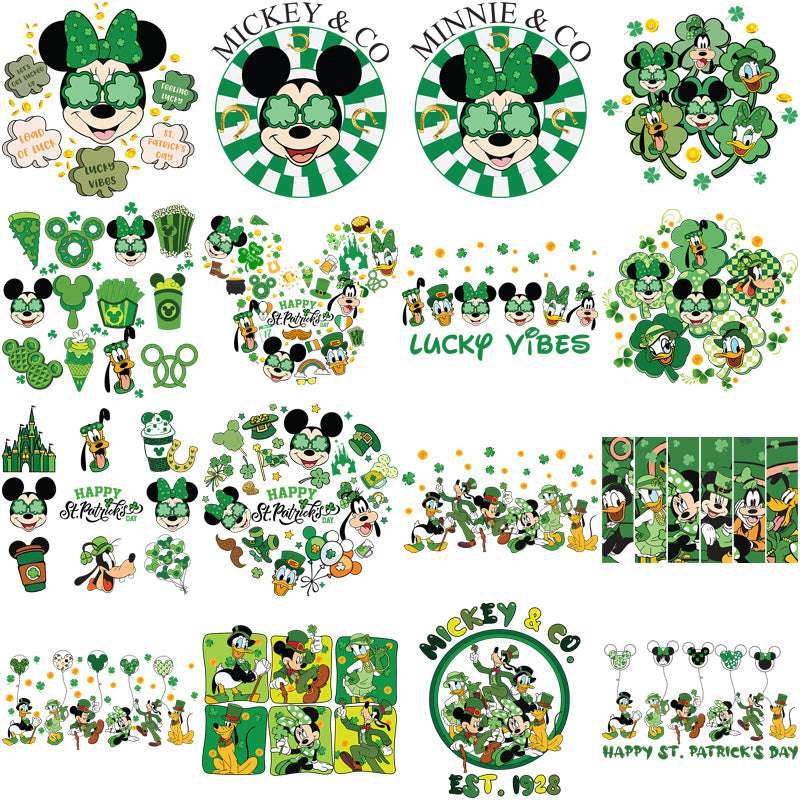 75 St. Patrick’s Day Cartoons Designs Bundle PNG