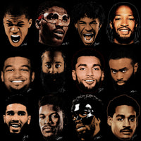 Load image into Gallery viewer, 48 Basketball Big Heads Players Faces Signature Designs Bundle PNG
