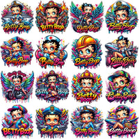 Load image into Gallery viewer, 39 Cartoon BETTY Boop Graffiti Designs Bundle PNG
