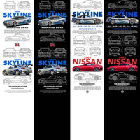Load image into Gallery viewer, 10 Nissan Cars Streetwear Racing Dual Colors Designs Bundle PNG
